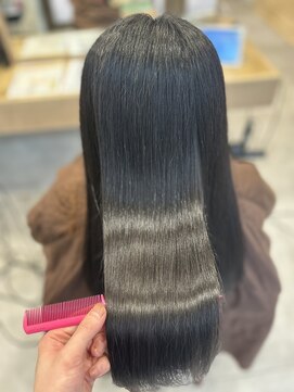 アース 武蔵境店(HAIR & MAKE EARTH) 本日の髪質改善縮毛矯正を施術のお客様☆