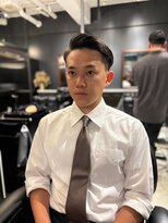 ザマンリバレッジニューヨーク(THE MAN LeverageNewYork)&nbsp;大人外国人風メンズサイドパートフェード：花形　知希