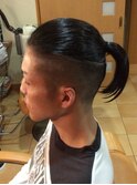 メンズマンバンヘア
