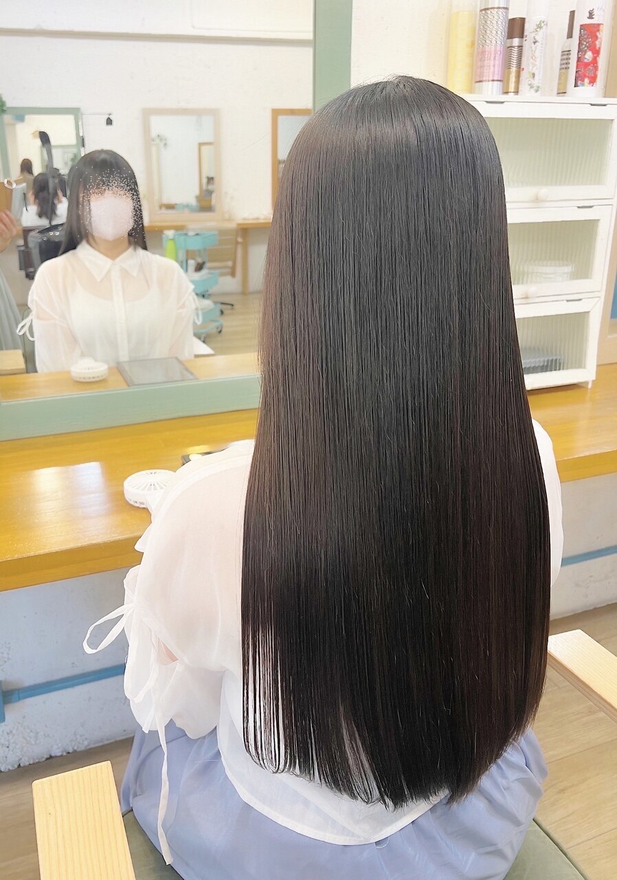 ★お悩み解決★　カット＋縮毛矯正＋修復トリートメン