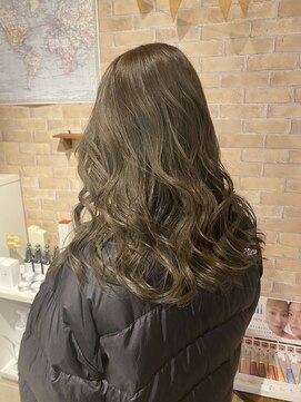 ブレス ヘアー clara店(Bless HAIR) 10代20代/インスタ人気/オリーブグレージュ/韓国風ヘア