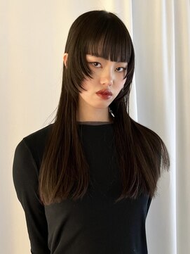 ダブ アオヤマ(DaB AOYAMA) フレーミングパーマ顔まわりカット顔まわりレイヤーワイドバング