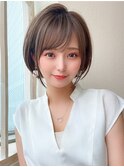 前下がりボブ