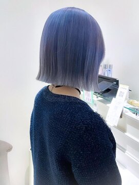 バブ バイネオリーブ(Bab by neolive) 自由が丘美髪外ハネボブイメチェンラベンダーブルー