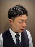 ツーブロック/ニュアンスパーマ