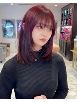 アマンドール(Aman D'or) 顔周りレイヤー&ボルドーカラー♪