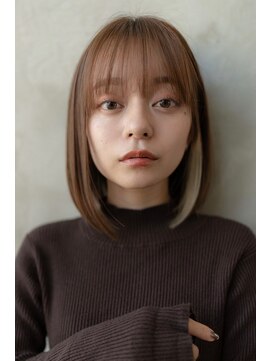 ドリップ バイ ハバナ 原宿(driP. by HAVANA) 20代30代ミディアム顔周りレイヤーカット髪質改善ストレート