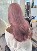 ラベンダーグレージュブルベ夏ブリーチダブルカラー