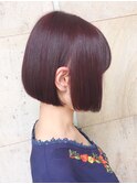 くびレイヤーグレーベージュニュアンスカラー白髪染め白髪ぼかし