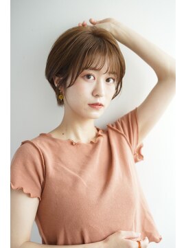 ルフュージュ バイ プロデュース 相模大野店(Refuge by Produce) くびれショート/マロンベージュ