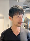 くせ毛/似合わせカット/メンズショート/黒髪/西島秀俊風カット