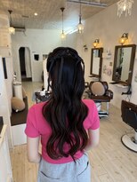 リンクヘアー(Link hair)&nbsp;ハーフツインアレンジ