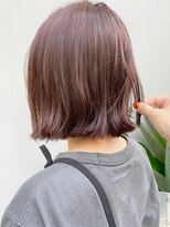 ナインセンス 下北沢(9_________nine sense) ボブ韓国風顔まわり×チェリーピンク【下北沢】