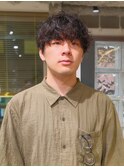 マッシュベースのゆるめパーマ