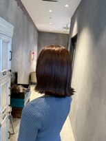 ヘアー ワークス ボナ 前橋店(HAIR WORKS bona.)&nbsp;軽やかな動きで大人カジュアルな印象に◎外ハネくびれボブ