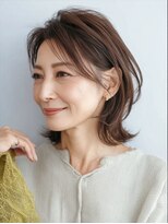 ハーツ(Heart's) 白髪ぼかし×大人ミディアムレイヤー