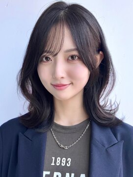 レイリー 原宿 表参道(Rayreee) 【F】似合わせ大人かわいいこなれヘアシースルーバング