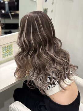 ラピス 池袋(Lapis) エクステで作るハイライト/シールエクステ/ぶりー