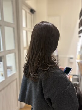 シーループユナイテッドアトリエ(C-LOOP UNITED ATELIER) 艶髪レイヤー/ショコラブラウン/水素カラー