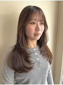 20代30代40代こなれミディアム小顔似合わせレイヤー