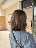 グレージュカラー/ブリーチなし