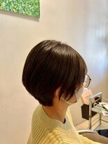 アシャ ヘアー ソリューション 神戸店(asha hair solution) ミルクティーブロンド/ダークブルー/デジタルパーマ/摂津本山
