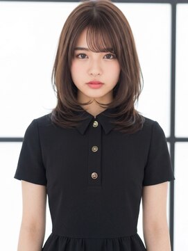 コトナ 越谷店 ミディアム20代30代ストレートレイヤー前髪なし前髪あり越谷