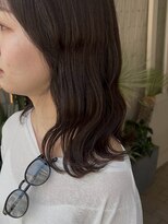 ヘアプレイスソル (HAIR PLACE SoL)&nbsp;透明感ダークブラウン/ミディアム/レイヤーカット