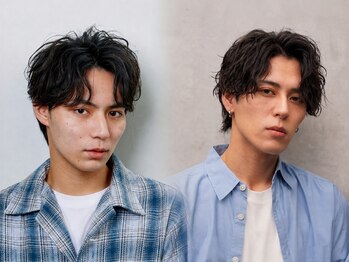 クロムトウキョウ ザ バーバー 新宿本店(CHROM TOKYO the Barber)の写真/<MEN'S専門店>あなたに似合うメンズパーマを提案[新宿/メンズカット/フェード/眉毛/シェービング/バーバー]