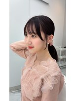 コア プラス 立川(COA PLUS) 透明感カラー髪質改善ダブルカラー韓国レイヤーカット前髪顔周り