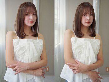 アンジェリカ 立町店(ANGELICA)の写真/くせ毛・うねりのお悩み、プロの技術で解決♪【広島立町/レイヤーカット/韓国風/髪質改善】