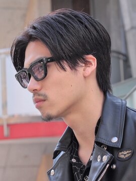 ガズル ハラジュク(GUZZLE HARAJUKU) セミウエットシンプルセンターパート