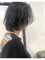 ヘアーアンドアトリエ マール(Hair&Atelier Marl)&nbsp;【Marl】ブラックグレージュの抜け感ボブ♪