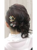 和装にも♪サイドカール 結婚式 二次会 お呼ばれ 着物 浴衣 水戸