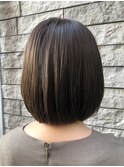 【Sunialyがお届けする】暗めカラーで美髪☆楽々ショートボブ