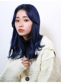 【ブルーブラック】×【レイヤーカット】
