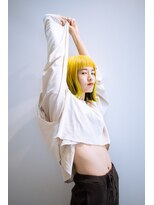 ハルフウェイ(haLfway)&nbsp;２セクションイエローbob