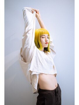 ハルフウェイ(haLfway) 2セクションイエローbob