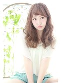 ゆるふわカールで愛され＿ロング＿アッシュグレージュ［東陽町]