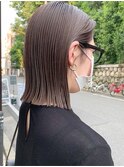 【髪質改善カラー】切りっぱなしロブ