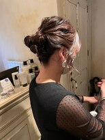 髪質改善と縮毛矯正の専門店 サンティエ(scintiller)&nbsp;お呼ばれヘア　シンプル