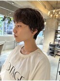 大人可愛いマッシュショートボブパーマショートパーマ