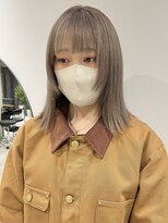 ラミエバイメルト 下北沢(lamie by melt)&nbsp;【村上慶登】顔まわりレイヤー ブリーチカラー ダブルカラー