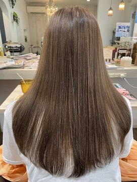 ヘア デザイン 虹いろのはさみ 艶髪　メテオカラー