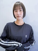 ハルフウェイ(haLfway)&nbsp;ショートボブ×デザインカラー