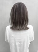 【GEEKS渋谷】白髪ぼかしハイライト/小顔/似合わせカット/透明感