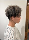 センターパート ツイストスパイラル ツートーンカラー 池袋