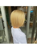 イェスオキナワ(yes okinawa)&nbsp;ボブ&ブロンドヘアの外国人風ヘアスタイル