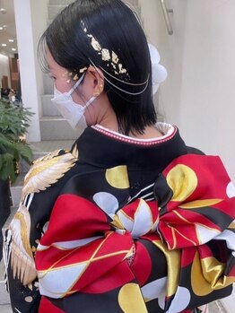 シーツー 三吉店(C2)の写真/特別な日のお着付けはC2三吉で♪成人式・冠婚葬祭などシーンに合わせてあただけのスタイルへ仕上げます◎