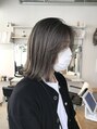 ヌイト オモテサンドウ(nuit.omotesando) 細かいハイライトで作るミントグレージュカラー。